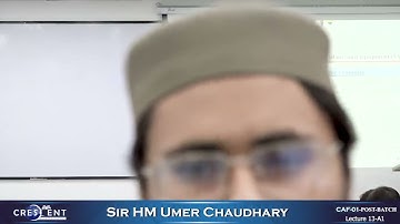 CAF 1 POST BATCH Sir Umer Lecture 13 A1