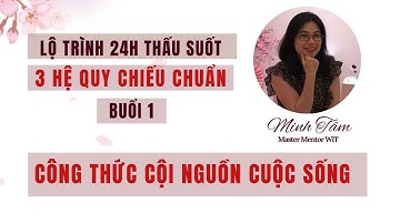 3 HỆ QUY CHIẾU CHUẨN - BUỔI 1 - LỘ TRÌNH 24H THẤU SUỐT