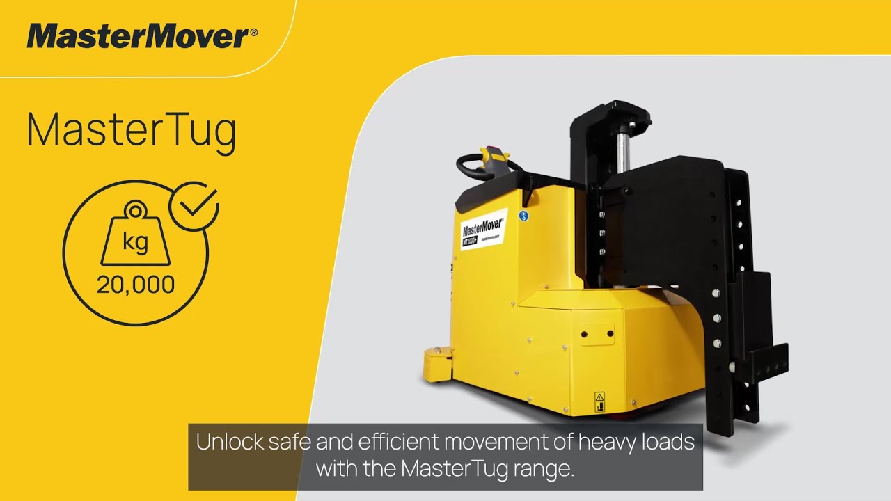 MasterTug Electric Tugs Push, pull and steer up to 20,000kg YouTube