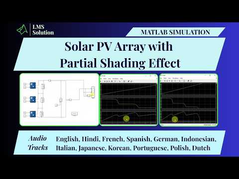 MATLAB Simulation of PV Array with Partial Shading Effect | PV Array with Partial Shading Effect