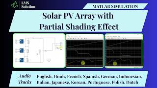 MATLAB Simulation of PV Array with Partial Shading Effect | PV Array with Partial Shading Effect