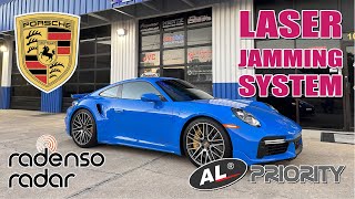 Porsche 911 Turbo S Radar and Laser Jammer installation