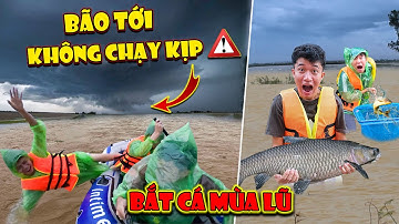 Anh Tóc Xoăn Dẫn Cả Team Đi Bắt Cá Mùa Lũ, Bị Giông Bão Đến Bất Ngờ Không Kịp Trở Tay !