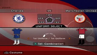 Chelsea vs Manchester United | Winning Eleven 10 PS2 (AetherSX2) Gameplay