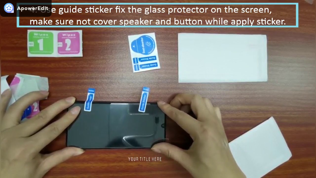 How To Install The Glass Screen Protector YouTube