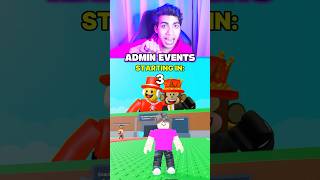 ALL ADMIN EVENTS CONFIRMED TIME ON ROBLOX 😱