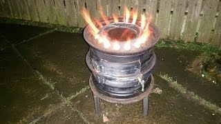 How to make a Garden wood burner from old car wheel