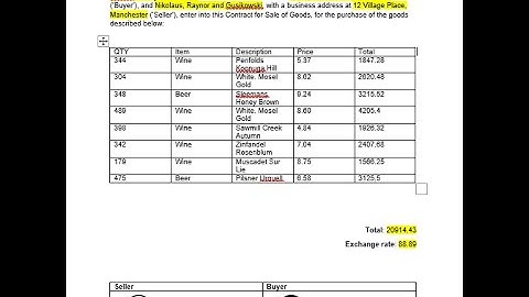 UiPath #StudioX | Word Automation | Contract for Sale of Goods