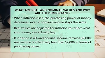 What Are Real And Nominal Values And Why Are They Important? - Inflation Insight Channel