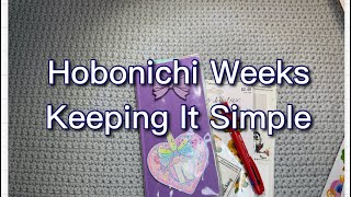 Re-Dated Hobonichi Weeks | A Simple Week