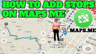 Maps.me How To Add Stop To your Route Work Online & Offline screenshot 5