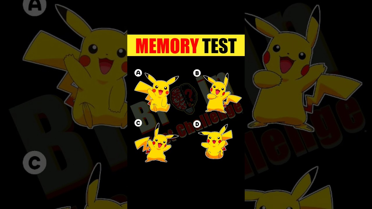 Memory test challenge 🧐 