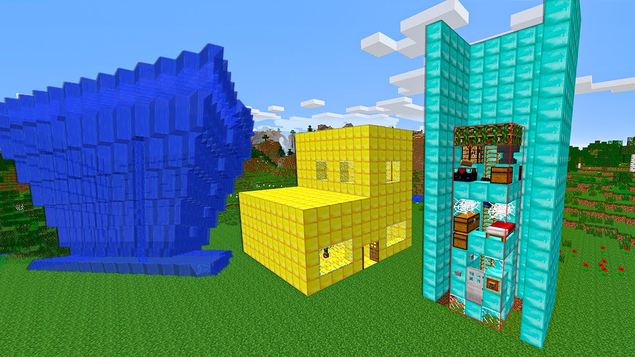 САМЫЙ ВЫСОКИЙ ДОМ НУБА В ЛИФТЕ ПРОТИВ ЦУНАМИ В МАЙНКРАФТ ! ПРО ПОСТРОИЛ ...