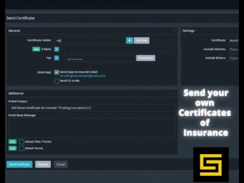 How to send your own Certificates of Insurance