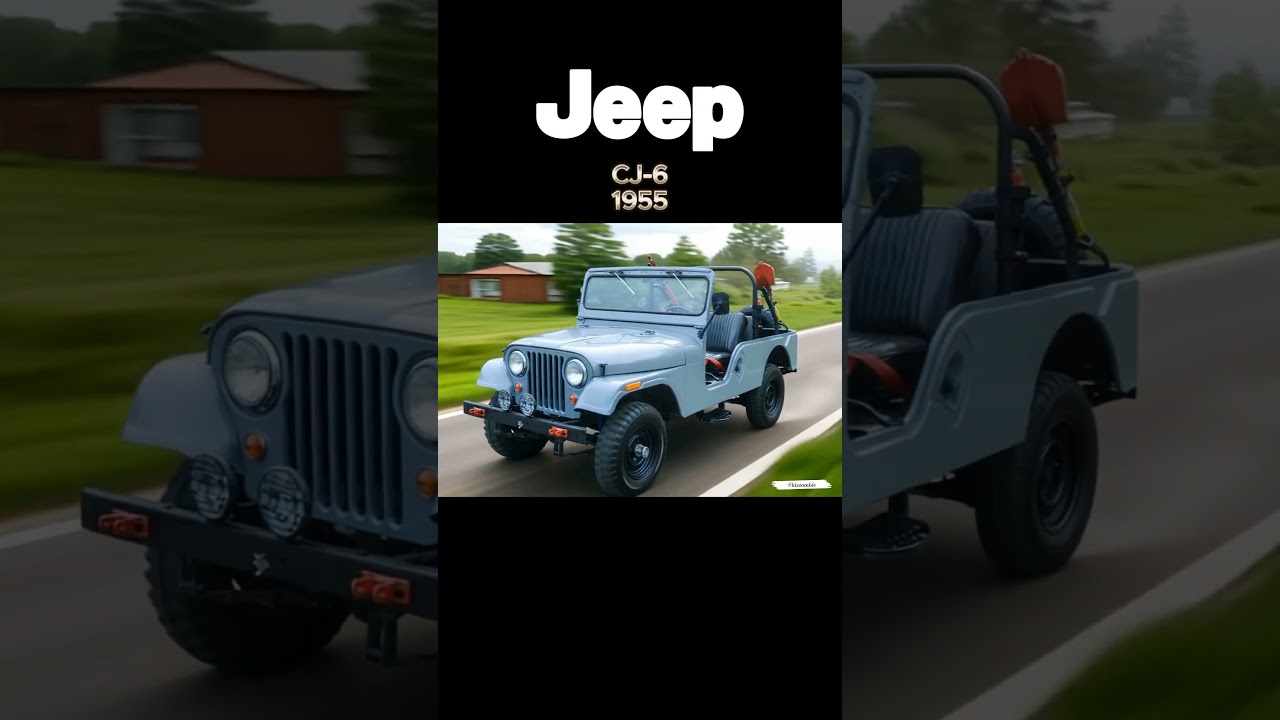 Jeep CJ Evolution (1941–1985) - YouTube