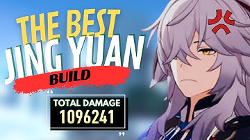 CRAZY DAMAGE JING YUAN GUIDE (Best Relic + Light Cone) | Honkai: Star Rail