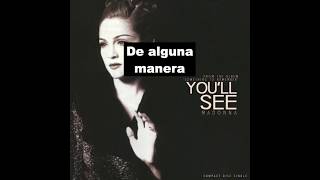 Madonna - You'll See (Sub Español)