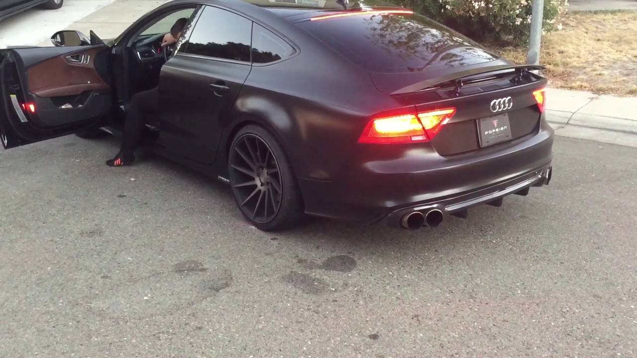 Audi A7 Muffler Delete Youtube