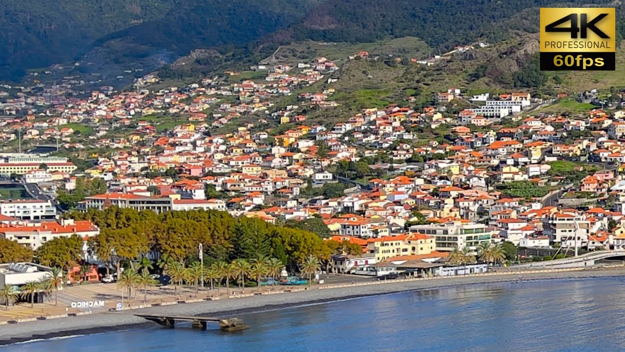 MADEIRA 🚗 Machico 💢4K 60fps #virtualmadeira
