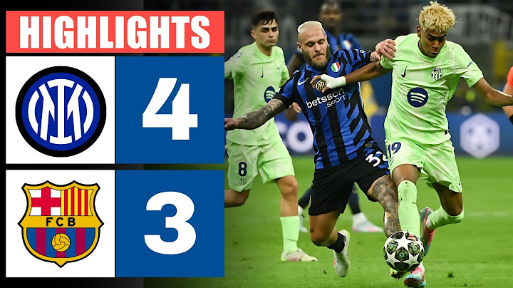 Inter vs Barcelona 4 - 3 | HIGHLIGHTS & GOALS | UEFA Champions League 24/25