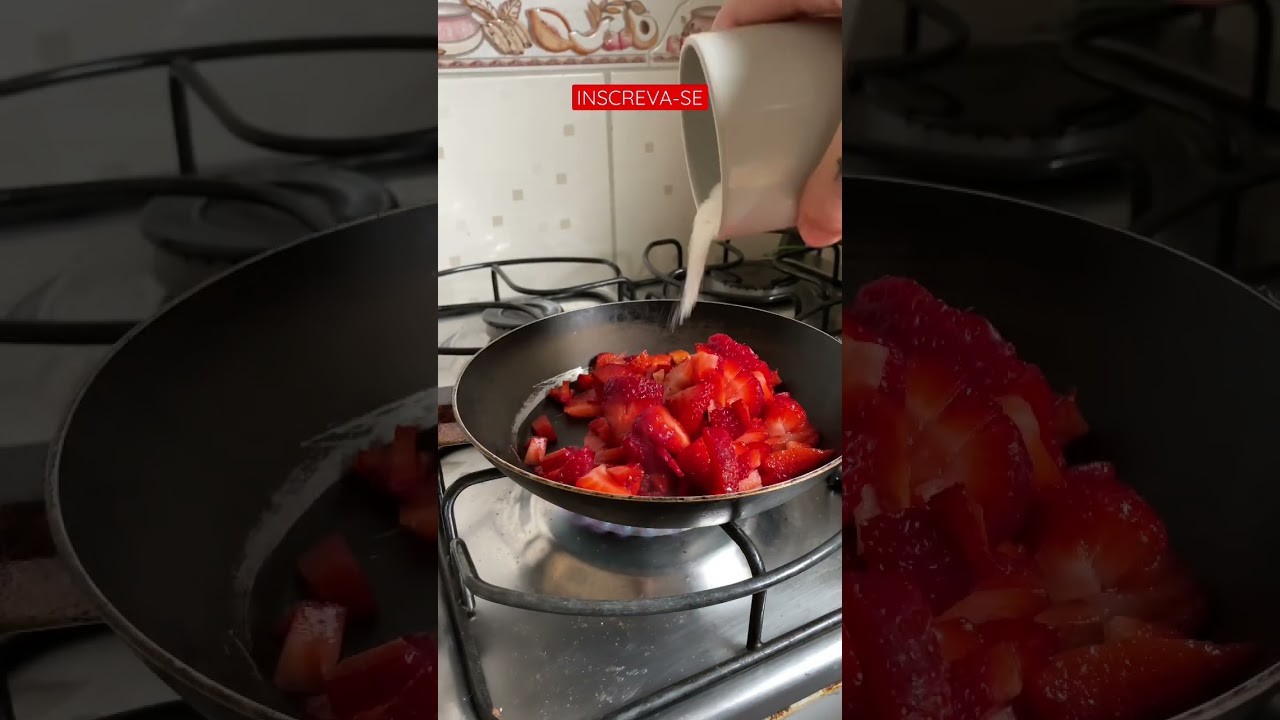 CALDA DE MORANGO PARA DOCES!! (SIMPLES E FÁCIL)