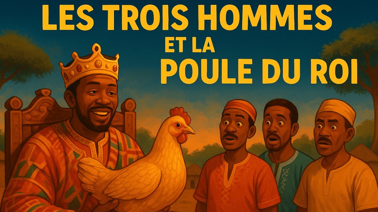 Les Trois Hommes et la Poule du Roi 🐔 | Conte Africain Drôle en Bambara (Sous-titres Français)