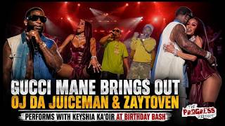 Gucci Mane Brings Out Keyshia Ka’oir, OJ Da Juiceman & Zaytoven at Hot 1.07.9 Atlanta Birthday Bash