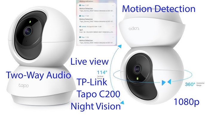 TP-Link Tapo C200 Camera Review - 360° Home Security Camera 