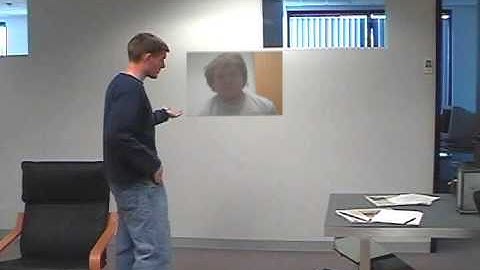 Ubiquitous Video Communication with the Perception of Eye Contact