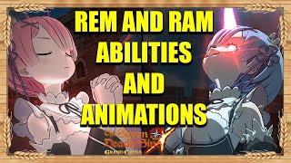 Rem And Ram Animation And Abilities - Seven Deadly Sins: Grand Cross