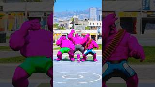 SPIDER-MAN VS MINI PINK HULK SUPERHEROES BATTLE #gta5 #shorts #spiderman #hulk