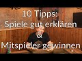 10 Tipps fürs Erklären von Spielen, um neue Leute fürs Hobby zu begeistern