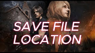 RESIDENT EVIL 4 REMEK SAVE FILE LOCATION Shorts#
