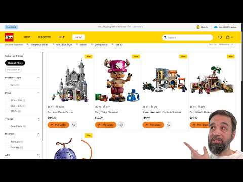 New Lego One Piece S2 Sets! Drum Castle, Chopper, Hiriluk's Hideout, Garp's Ship ++ #notsponsored
