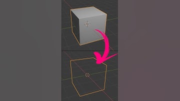 How to make transparent cube in Blender #shorts #blender #blender3d