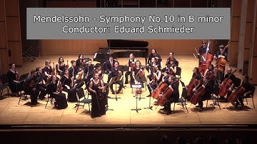 Mendelssohn - String Symphony No.10 in B minor, MWV N 10 | Summer Music Institute