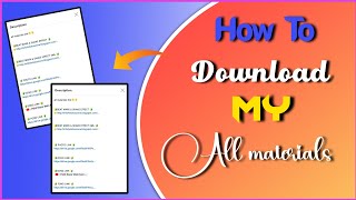 How to download my all materials alight motion/mere Alight motion ka link kese download kare screenshot 4