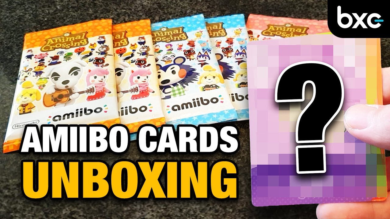 Amiibo Cards Series 2/3/4 Unboxing of Animal Crossing New Horizons - YouTube