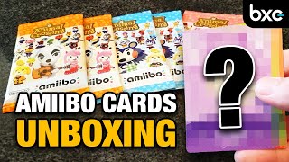Amiibo Cards Series 2/3/4 Unboxing of Animal Crossing New Horizons