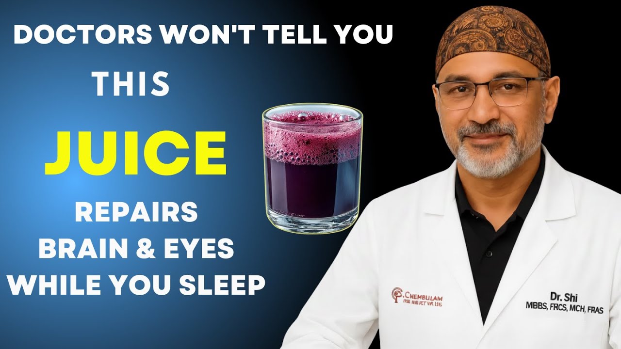 Seniors: Top 4 Juices to Restore Vision and Memory While You Sleep