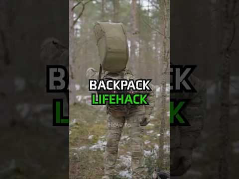 Highest speed, lowest drag backpack setup.
