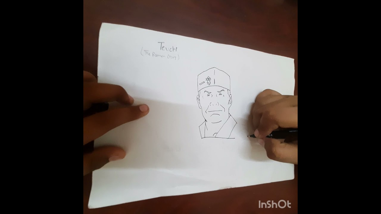 How to draw Teuchi (The Ramen guy)Naruto YouTube