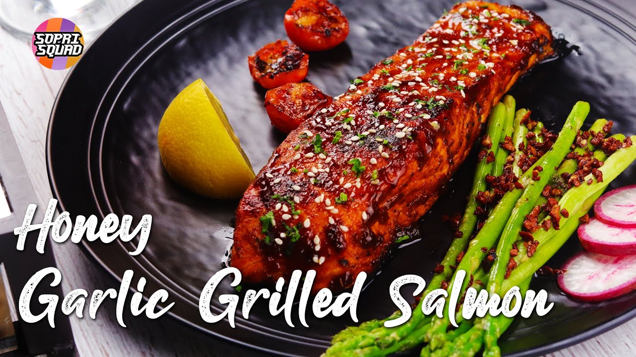 Honey Garlic Grilled Salmon Juicy Grilled Salmon with Garlic