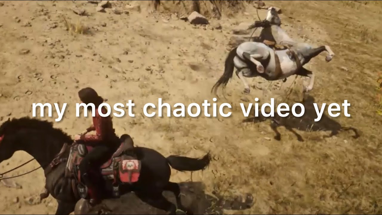 my most chaotic rdr2 video - YouTube