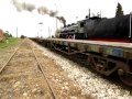 Steam and Diesel meets  | Tren de la Araucania y Fepasa, estación Púa.