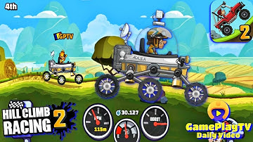 Hill Climb Racing 2 Part 44 NEW MOONLANDER  New Event MOONS Of MISCHIEF | Android Gameplay HD