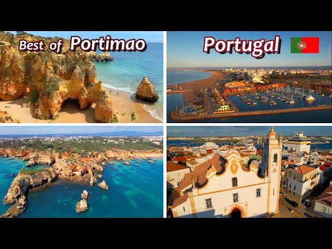 BEST OF PORTIMAO - ALGARVE - PORTUGAL - Algarve Beaches travel guide 4k