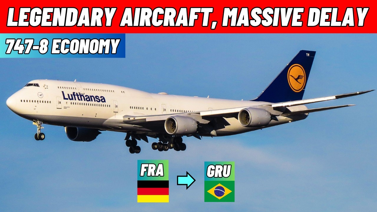 Flying the Queen of the Skies ✈️ Lufthansa 747-8 From Germany to