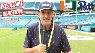 INSTANT REACTION to #1 Miami's Win vs. Pittsburgh