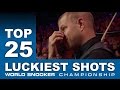 TOP 25 LUCKY SNOOKER SHOTS | World Championship 2017